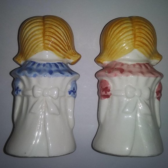 #8 Blue/Pink Ragdoll Salt and Pepper Shakers Set - Picture 2 of 2